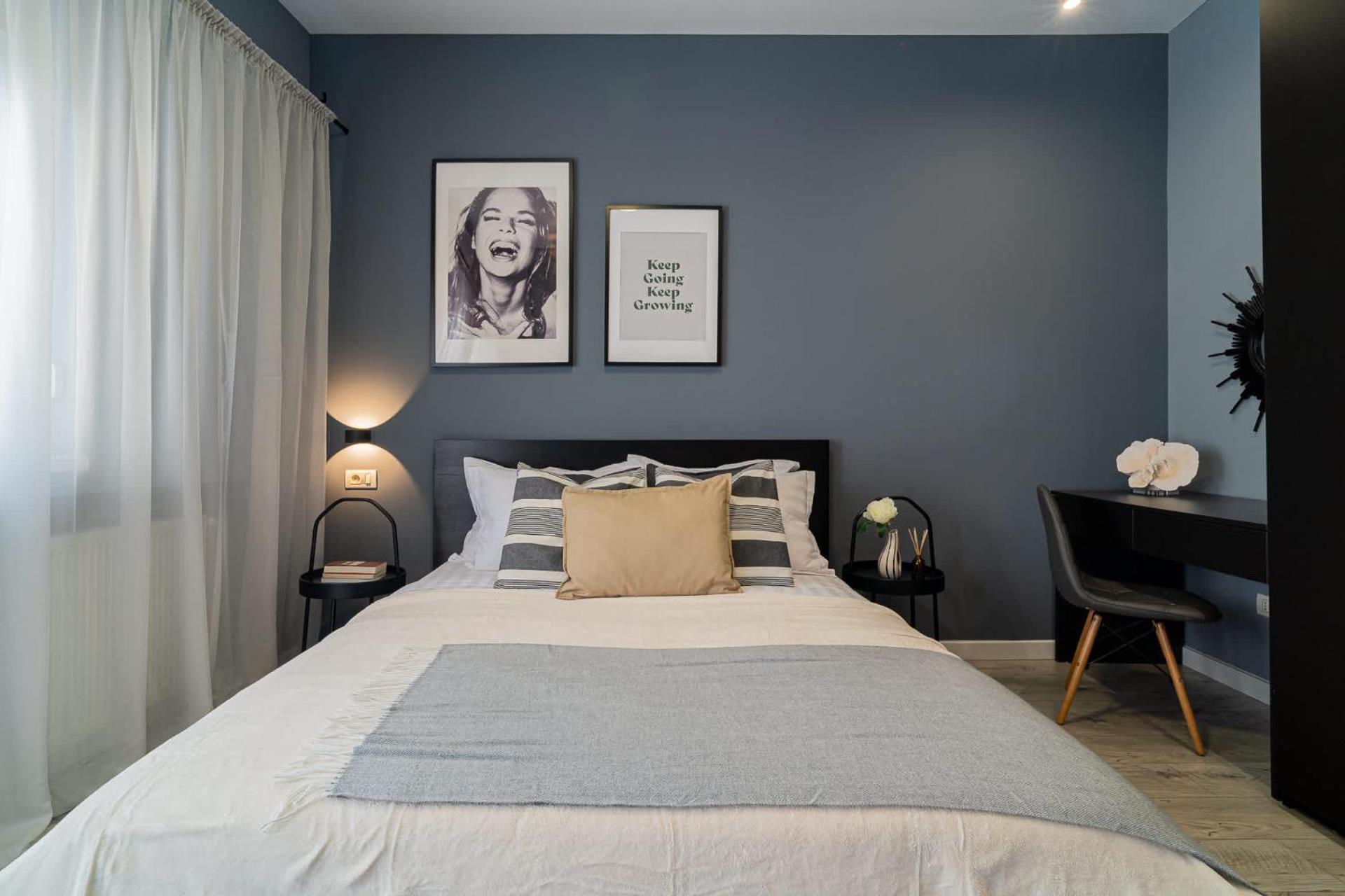 Chic Black & White 2Br Retreat On Dambovitei Bukarest Exterior foto